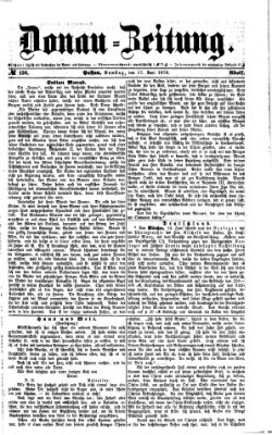 Donau-Zeitung Samstag 17. Juni 1876