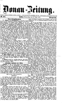 Donau-Zeitung Donnerstag 20. Juli 1876