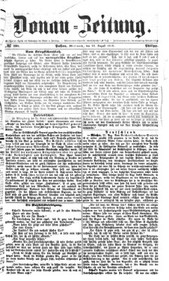 Donau-Zeitung Mittwoch 23. August 1876