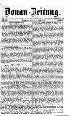 Donau-Zeitung Sonntag 27. August 1876