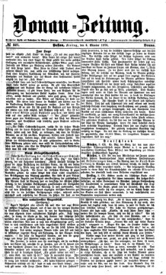 Donau-Zeitung Freitag 6. Oktober 1876