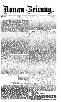 Donau-Zeitung Sonntag 8. Oktober 1876