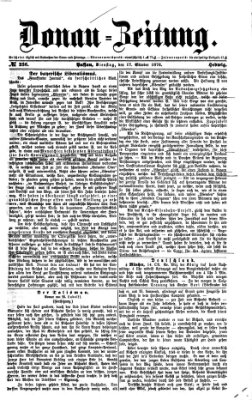 Donau-Zeitung Dienstag 17. Oktober 1876