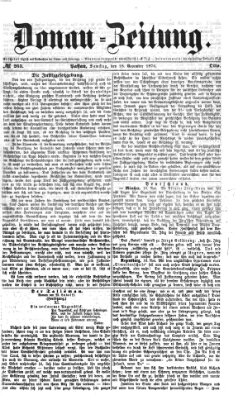 Donau-Zeitung Samstag 18. November 1876