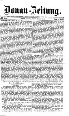 Donau-Zeitung Freitag 24. November 1876