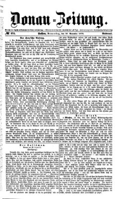 Donau-Zeitung Donnerstag 30. November 1876