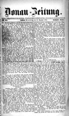 Donau-Zeitung Donnerstag 28. Dezember 1876