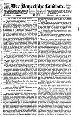 Der Bayerische Landbote Mittwoch 14. Juni 1876