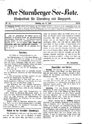 Land- und Seebote Samstag 10. Juli 1875