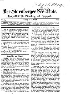 Land- und Seebote Samstag 14. August 1875