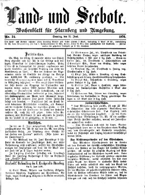 Land- und Seebote Sonntag 11. Juni 1876