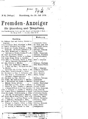 Land- und Seebote Donnerstag 20. Juli 1876