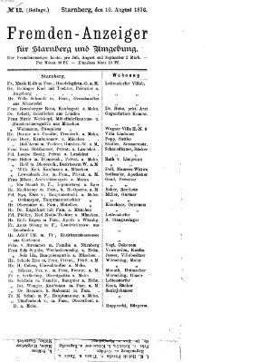 Land- und Seebote Donnerstag 10. August 1876