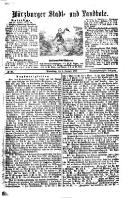 Würzburger Stadt- und Landbote Dienstag 4. Januar 1876