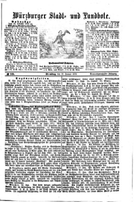 Würzburger Stadt- und Landbote Dienstag 18. Januar 1876