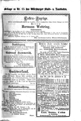 Würzburger Stadt- und Landbote Dienstag 18. Januar 1876