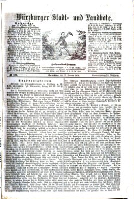 Würzburger Stadt- und Landbote Samstag 22. Januar 1876