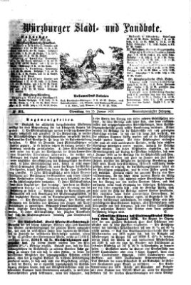 Würzburger Stadt- und Landbote Dienstag 25. Januar 1876