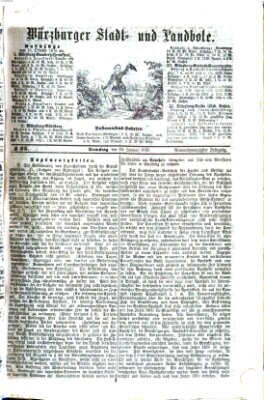 Würzburger Stadt- und Landbote Samstag 29. Januar 1876