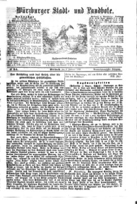 Würzburger Stadt- und Landbote Mittwoch 9. Februar 1876