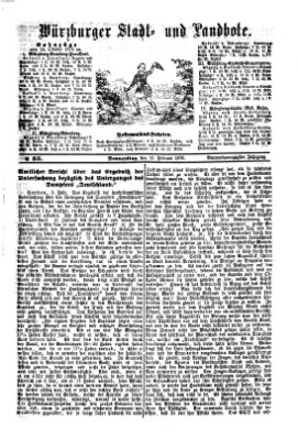 Würzburger Stadt- und Landbote Donnerstag 10. Februar 1876