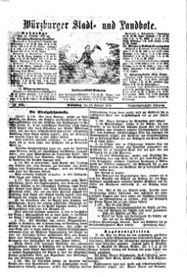 Würzburger Stadt- und Landbote Samstag 19. Februar 1876