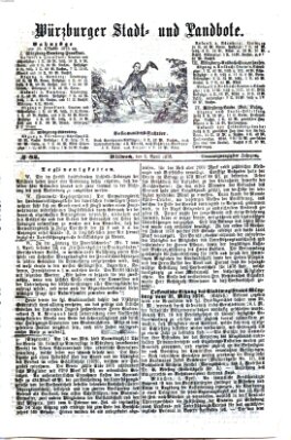 Würzburger Stadt- und Landbote Mittwoch 5. April 1876