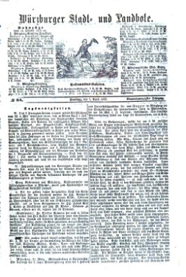 Würzburger Stadt- und Landbote Freitag 7. April 1876