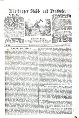 Würzburger Stadt- und Landbote Samstag 15. April 1876