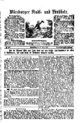 Würzburger Stadt- und Landbote Samstag 22. April 1876