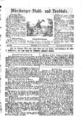 Würzburger Stadt- und Landbote Dienstag 25. April 1876