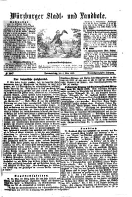 Würzburger Stadt- und Landbote Donnerstag 4. Mai 1876