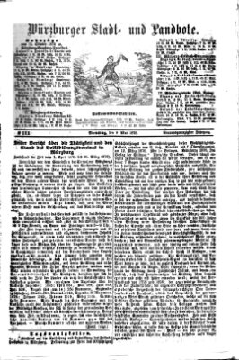 Würzburger Stadt- und Landbote Dienstag 9. Mai 1876