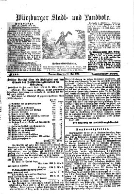 Würzburger Stadt- und Landbote Donnerstag 11. Mai 1876