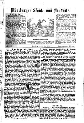 Würzburger Stadt- und Landbote Samstag 13. Mai 1876