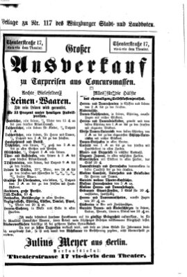 Würzburger Stadt- und Landbote Dienstag 16. Mai 1876