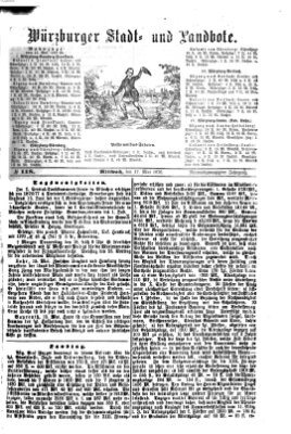 Würzburger Stadt- und Landbote Mittwoch 17. Mai 1876