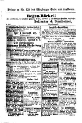 Würzburger Stadt- und Landbote Donnerstag 25. Mai 1876