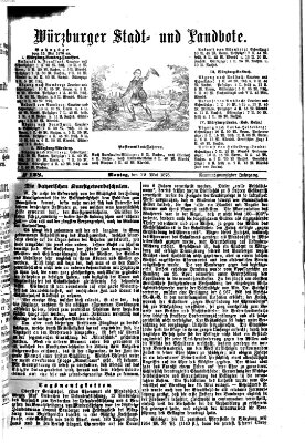 Würzburger Stadt- und Landbote Montag 29. Mai 1876