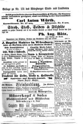 Würzburger Stadt- und Landbote Donnerstag 1. Juni 1876