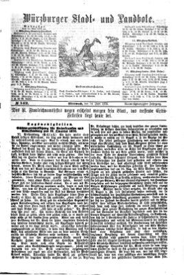 Würzburger Stadt- und Landbote Mittwoch 14. Juni 1876
