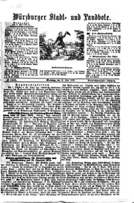 Würzburger Stadt- und Landbote Montag 19. Juni 1876