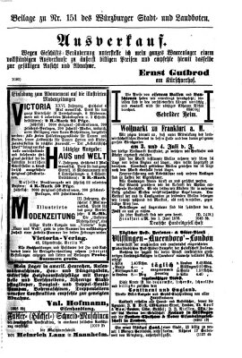 Würzburger Stadt- und Landbote Samstag 24. Juni 1876