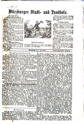 Würzburger Stadt- und Landbote Samstag 1. Juli 1876