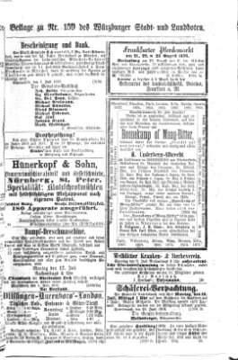 Würzburger Stadt- und Landbote Mittwoch 5. Juli 1876