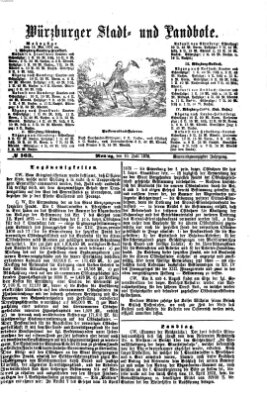 Würzburger Stadt- und Landbote Montag 10. Juli 1876