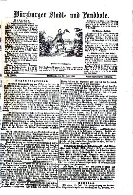 Würzburger Stadt- und Landbote Mittwoch 12. Juli 1876