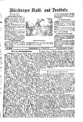 Würzburger Stadt- und Landbote Donnerstag 3. August 1876