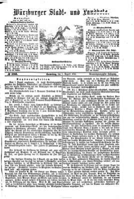 Würzburger Stadt- und Landbote Samstag 5. August 1876