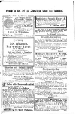 Würzburger Stadt- und Landbote Samstag 5. August 1876